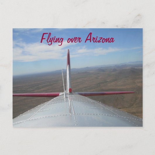 B-17 Bomber over Phoenix AZ Briefkaart (Voorkant)