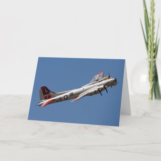 B-17 de Dame van G Yankee Kaart (Voorkant)