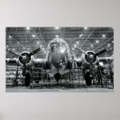 B 17 F Flying Fortress Heavy Bomber - 1942 Poster (Voorkant)