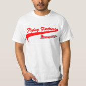 B 17 Flying Fortress Baseball Style T Shirt (Voorkant)