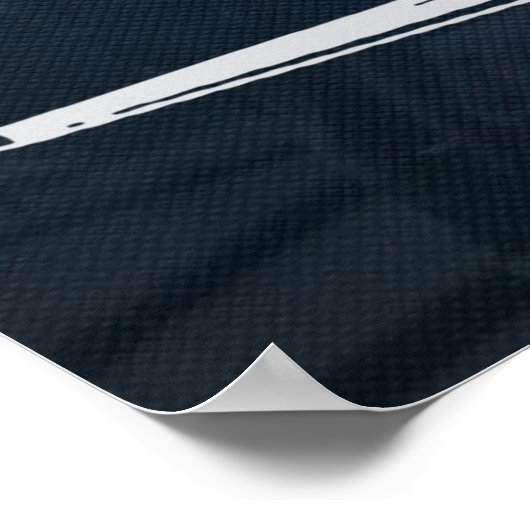 B-17 Flying Fortress blauwdruk Poster (Hoek)