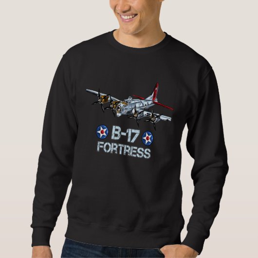 B 17 Flying Fortress Bomber Trui (Voorkant)