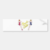 B-17 Flying Fortress Memphis Belle Nose Art Bumpersticker (Voorkant)
