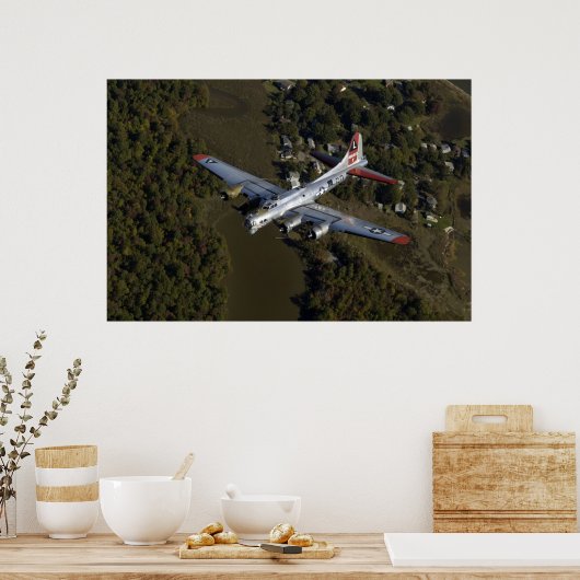 B-17 Flying Fortress Poster (Keuken)
