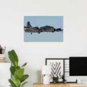 B-17 Flying Fortress Poster (Thuiskantoor)