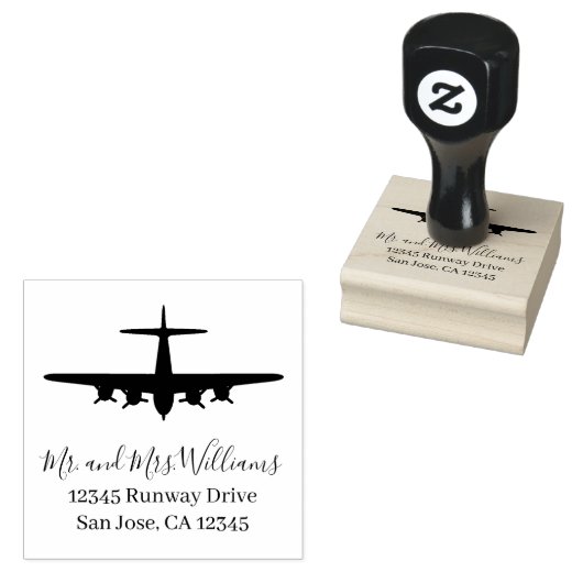  B-17 Flying Fortress Rubberstempel (Gestempeld)