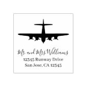  B-17 Flying Fortress Rubberstempel (Afrduk)