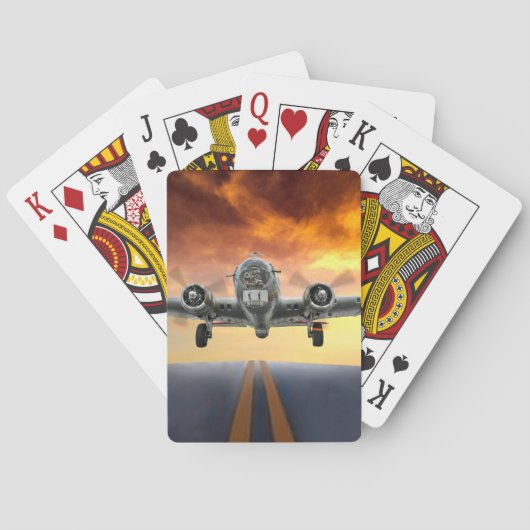 B-17 FLYING FORTRESS START POKERKAARTEN (Achterkant)