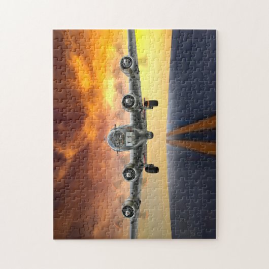 B-17 FLYING FORTRESS TAKEFFING LEGPUZZEL (Verticaal)