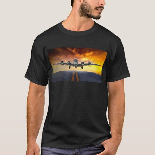 B-17 FLYING FORTRESS TAKEFFING T-SHIRT (Voorkant)