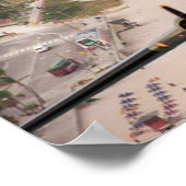 B-17 langs de kust van Florida Poster (Hoek)