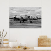 B-17 maakt zich klaar voor een vlucht poster (Keuken)