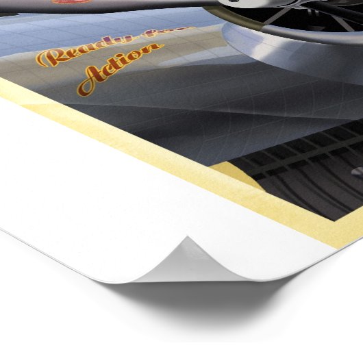 B-17 Meisje Poster (Hoek)