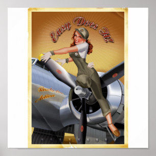 B-17 Meisje Poster