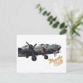 B-17 Memphis Belle Briefkaart (Staand voorkant)