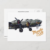 B-17 Memphis Belle Briefkaart (Voorkant / Achterkant)