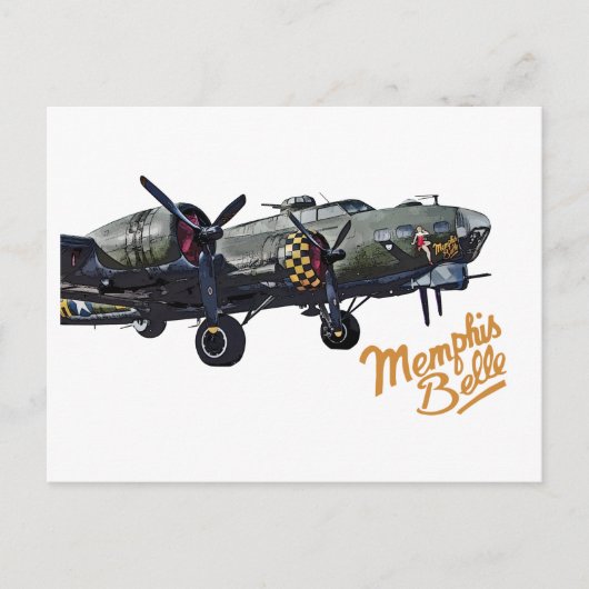 B-17 Memphis Belle Briefkaart (Voorkant)