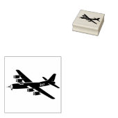  B-17 Militaire Luchtvaart Rubberstempel (Gestempeld)