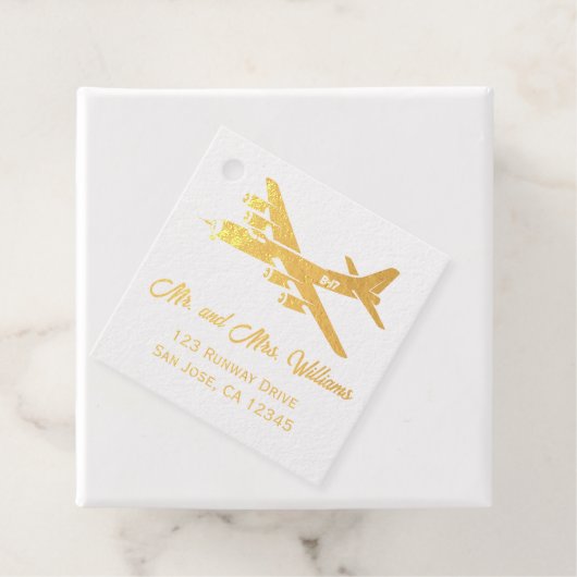  B-17 Military WWII Bedankjes Labels (Met doos)