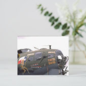 B-17 neuskunst briefkaart (Staand voorkant)