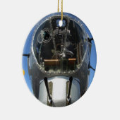 B-17 Nose Bomber Turret Seat Foto Ornament (Rechts)