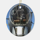 B-17 Nose Bomber Turret Seat Foto Ornament (Links)