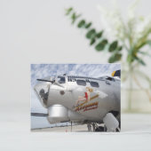 B-17-nose kunst briefkaart (Staand voorkant)
