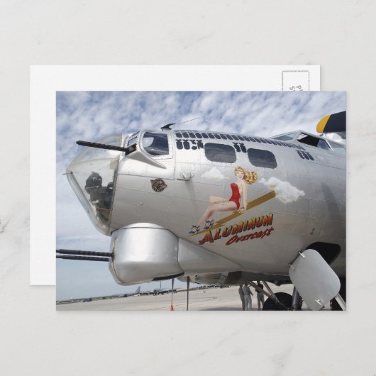 B-17-nose kunst briefkaart (Voorkant / Achterkant)