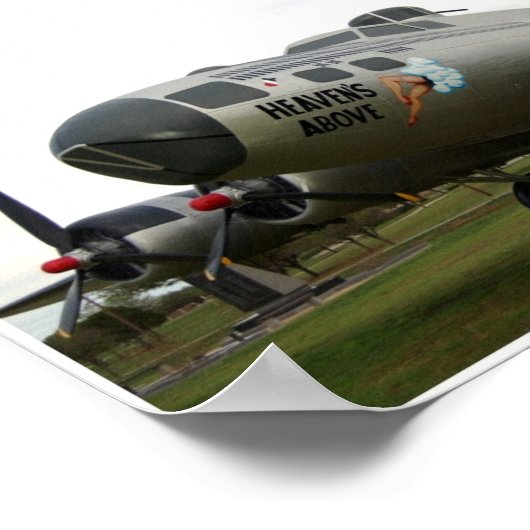 B-17-nose kunst poster (Hoek)