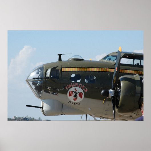 B-17-nose kunst poster (Voorkant)