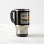 B-17 Pin-Up Roestvrij stalen reismolen Reisbeker (Voorkant links)