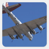 B-17 VIERKANTE STICKER (Voorkant)