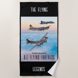B-17 Vliegen FORT BOMMENWERPER SQUADRON Strandlaken