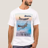 B-17 Vliegen FORT BOMMENWERPER SQUADRON T-shirt (Voorkant)