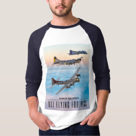 B-17 Vliegen FORT BOMMENWERPER SQUADRON T-shirt