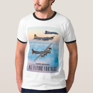 B-17 Vliegen FORT BOMMENWERPER SQUADRON T-shirt
