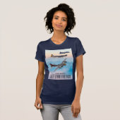 B-17 Vliegen FORT BOMMENWERPER SQUADRON T-shirt (Voorkant volledig)