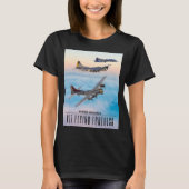 B-17 Vliegen FORT BOMMENWERPER SQUADRON T-shirt (Voorkant)