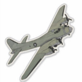 B-17, Vliegend fort, WO2 bommenwerper Sticker (Voorkant)