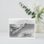 (B-17) Vliegende fort Briefkaart (Staand voorkant)