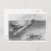 (B-17) Vliegende fort Briefkaart (Voorkant / Achterkant)