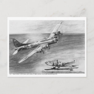 (B-17) Vliegende fort Briefkaart