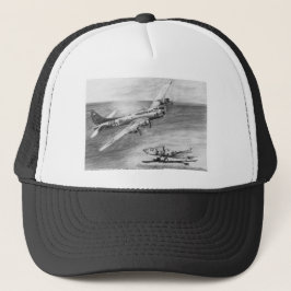 (B-17) Vliegende fort Trucker Pet