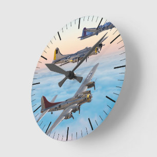 B-17 Vliegende FORTRESS BOMER SQUADRON Ronde Klok