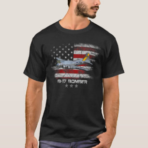 B 17 Vliegende Fortress Tweede Wereldoorlog Bommen T-shirt