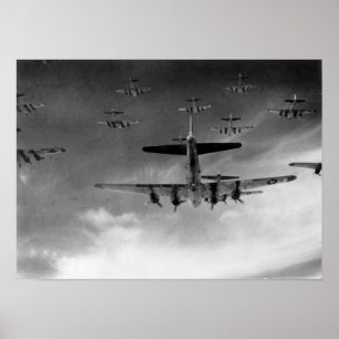 B-17 Vliegende sportjurken Poster