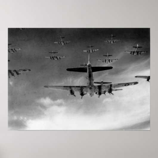B-17 Vliegende sportjurken Poster (Voorkant)