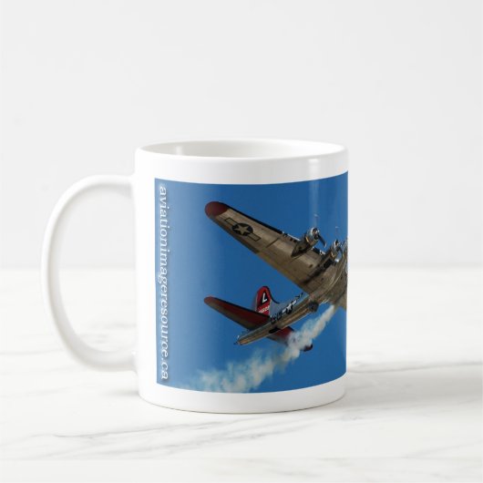 B-17 Vliegende vesting Koffiemok (Links)