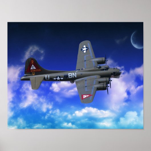B-17 Vliegende vesting Poster (Voorkant)