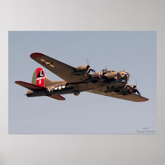 B-17 Vliegende vesting Poster (Voorkant)